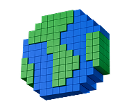 Pixel World Map
